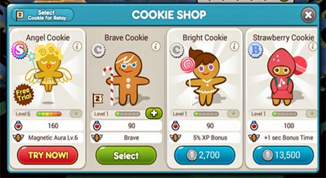 ข้อมูลตัวละครเกมส์ Cookie run