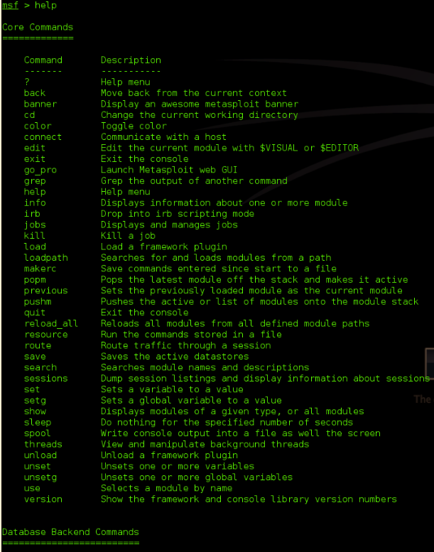 Blog For And By My Students Current And Future Metasploit Basics