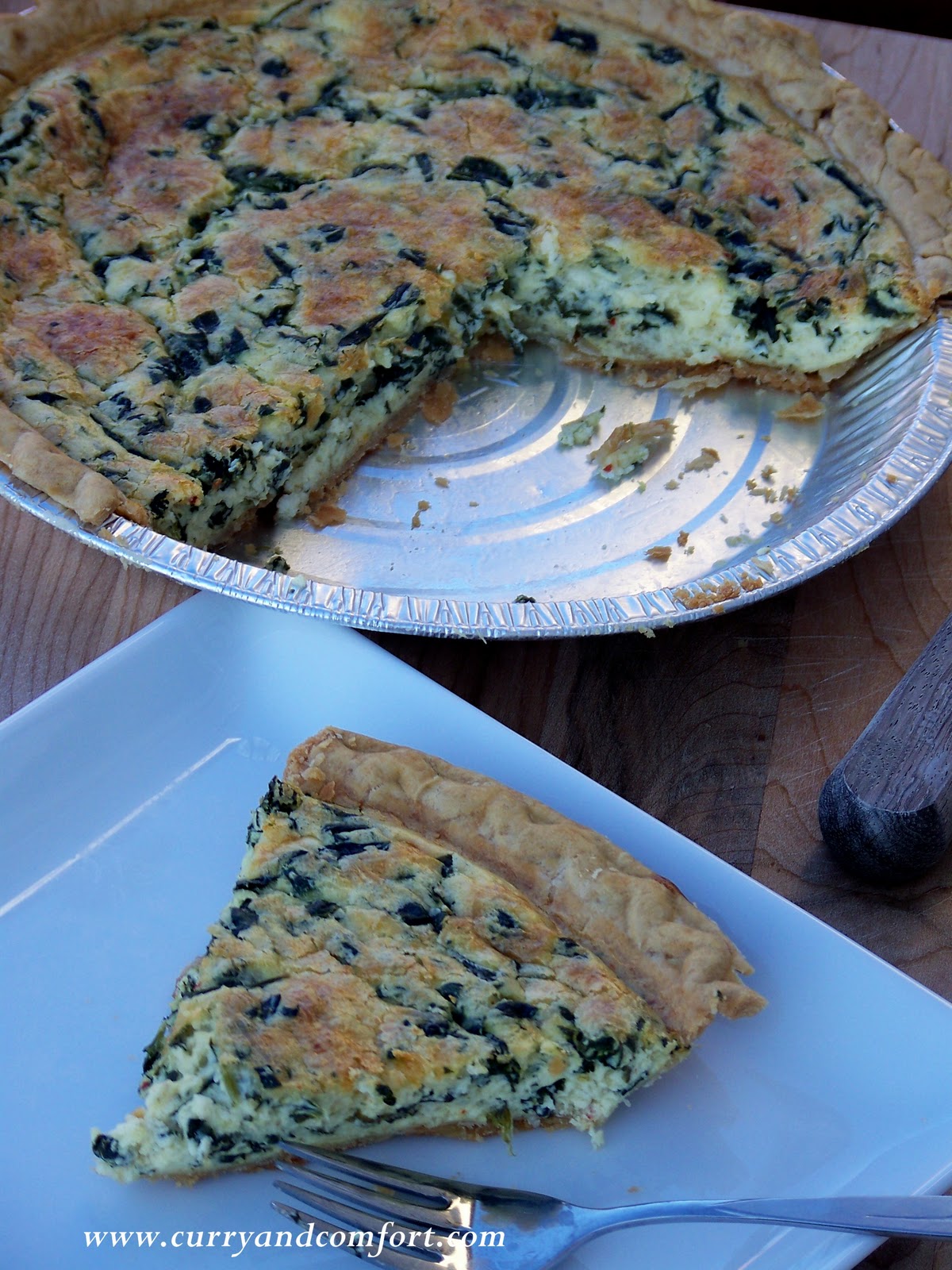 Kitchen Simmer: Quiche Lorraine with Spinach