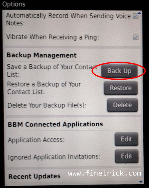 Bbm Menu