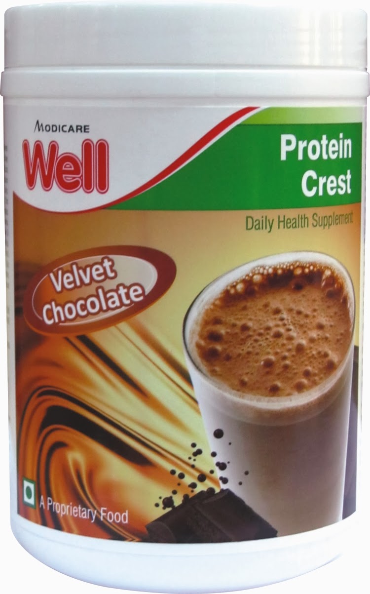 Modicare India Embrace Health with Modicare's Well Protein Crest