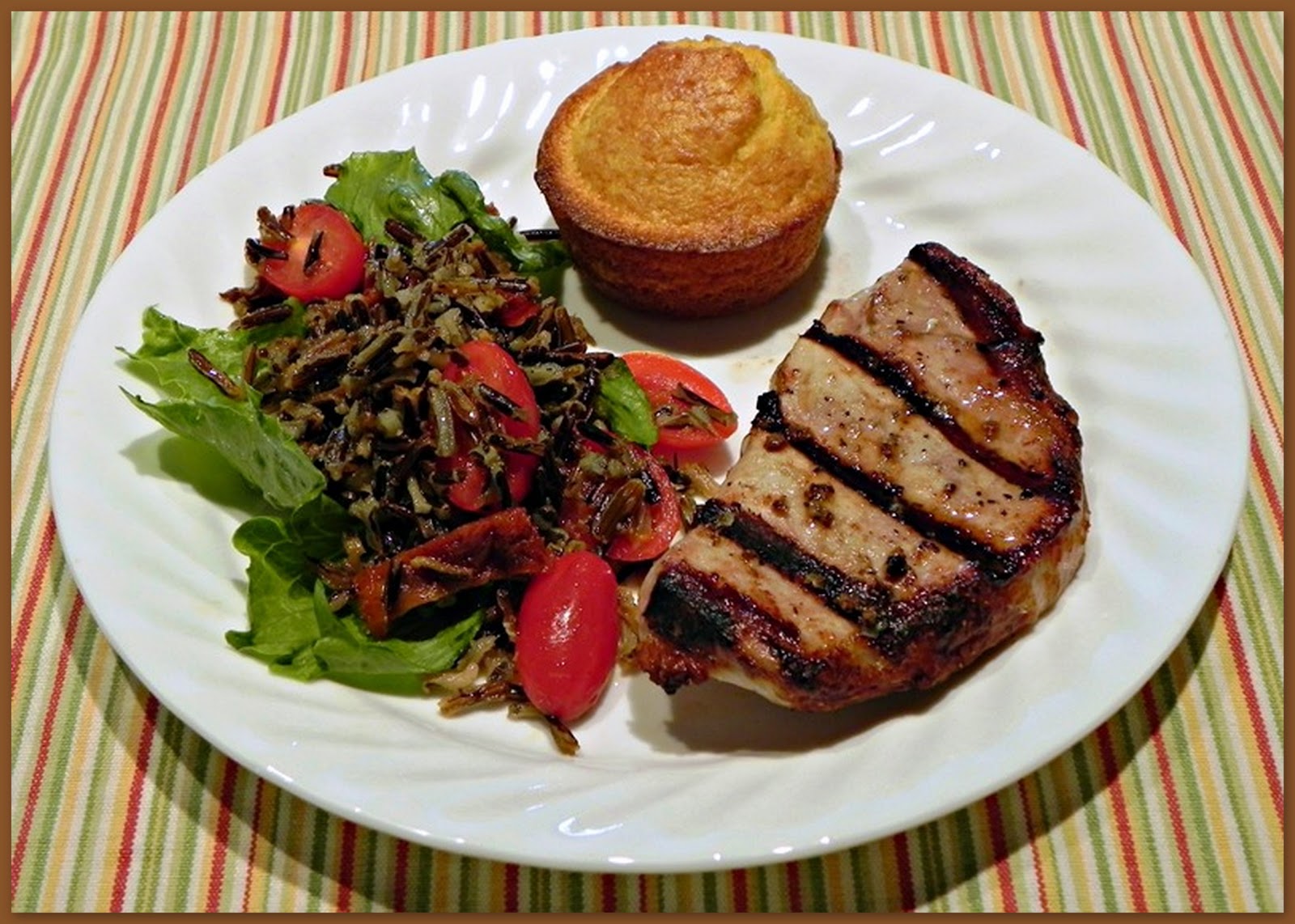 The Iowa Housewife Wild Rice and Tomato Salad