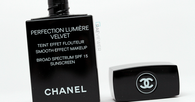Chanel Perfection Lumière Velvet Foundation Review; Before and