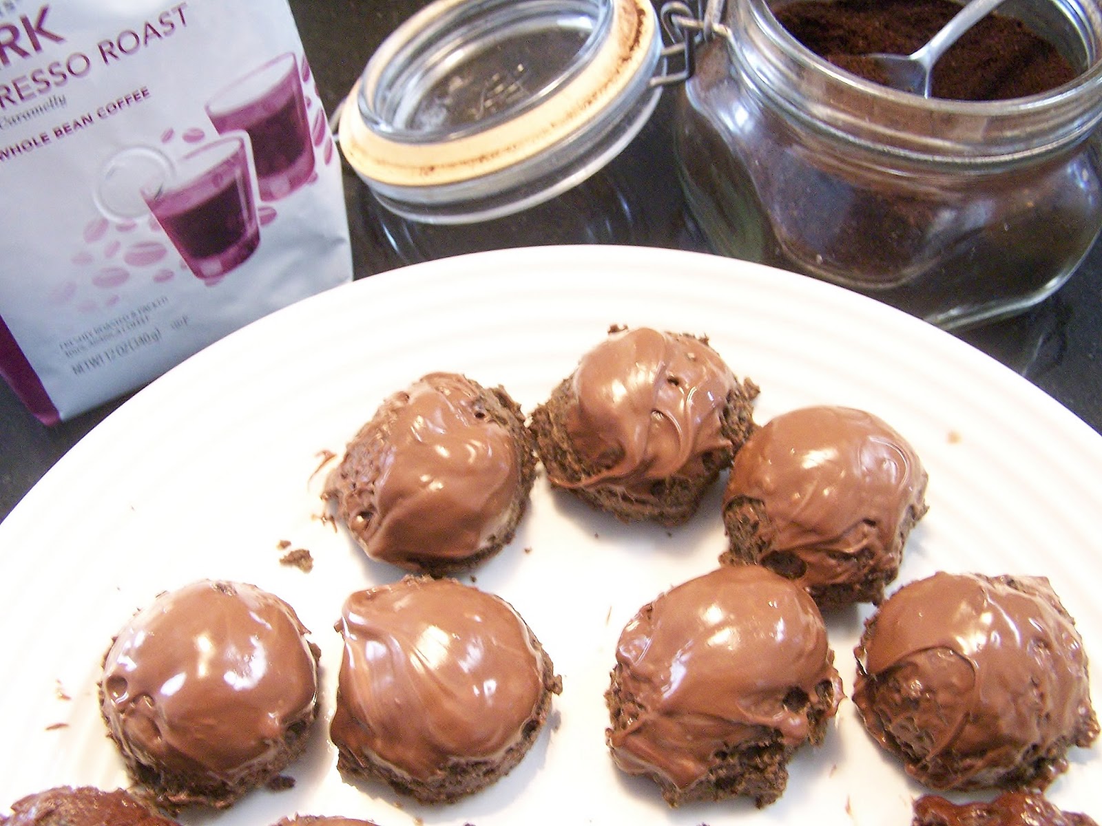 Paleo Starbucks Espresso Bean Flax Cakes, grain free, sugar free