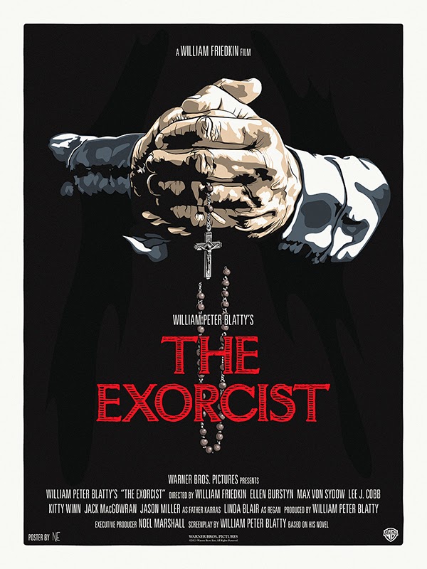 INSIDE THE ROCK POSTER FRAME BLOG The Exorcist by New Flesh Poster