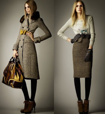 Moda 2012:Burberry mujeres