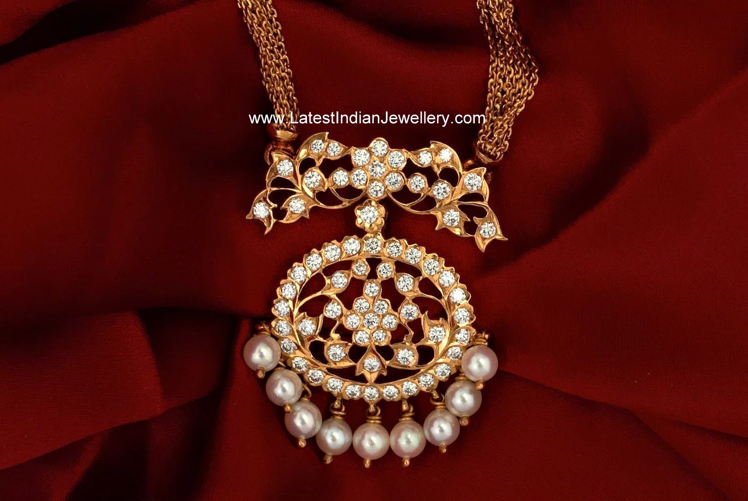 South Indian Diamond Pendant