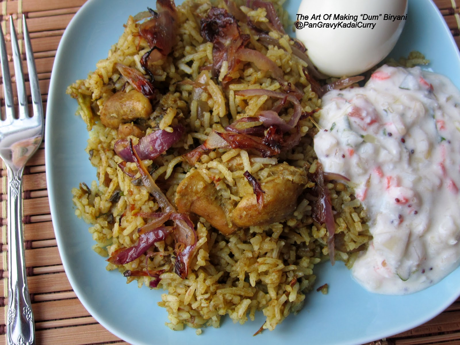 Pan Gravy Kadai Curry "Dum" Biryani, With detailed pictures