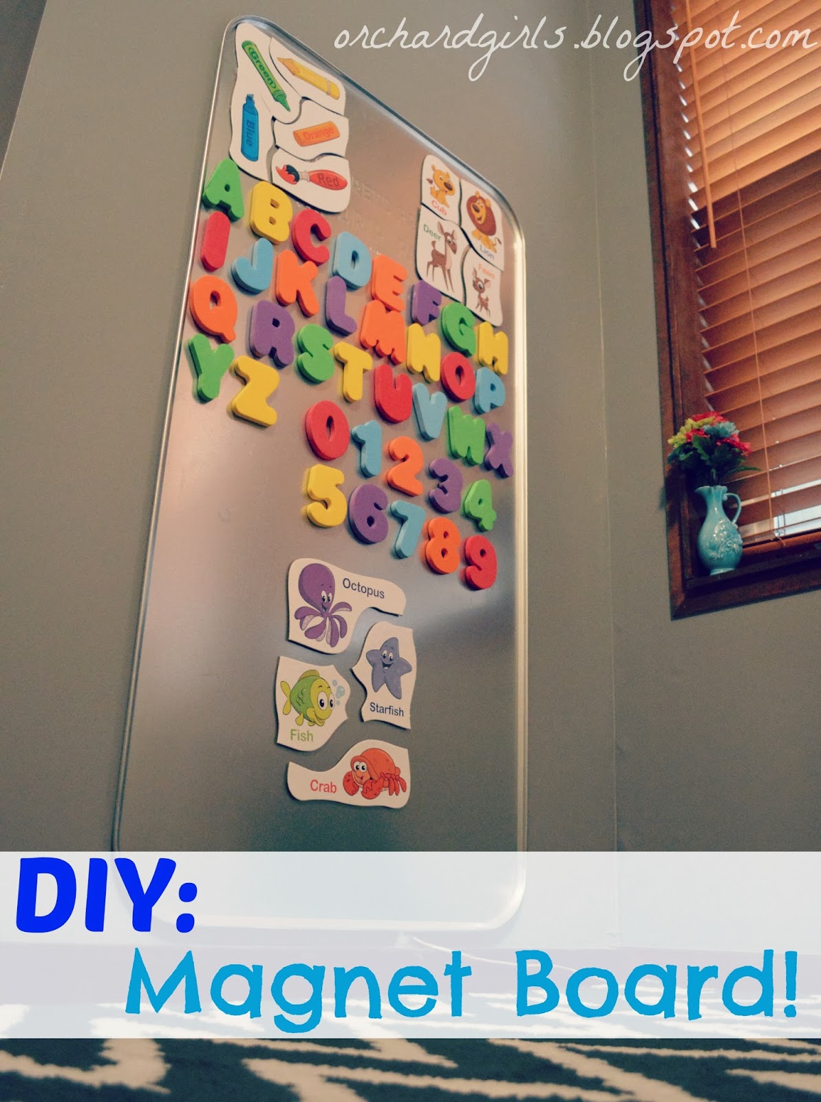 Orchard Girls DIY Oil Drip Pan Board for Kids