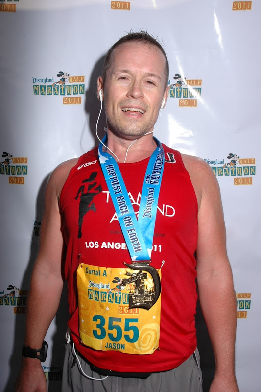 Jason after Disney Half Marathon 2011