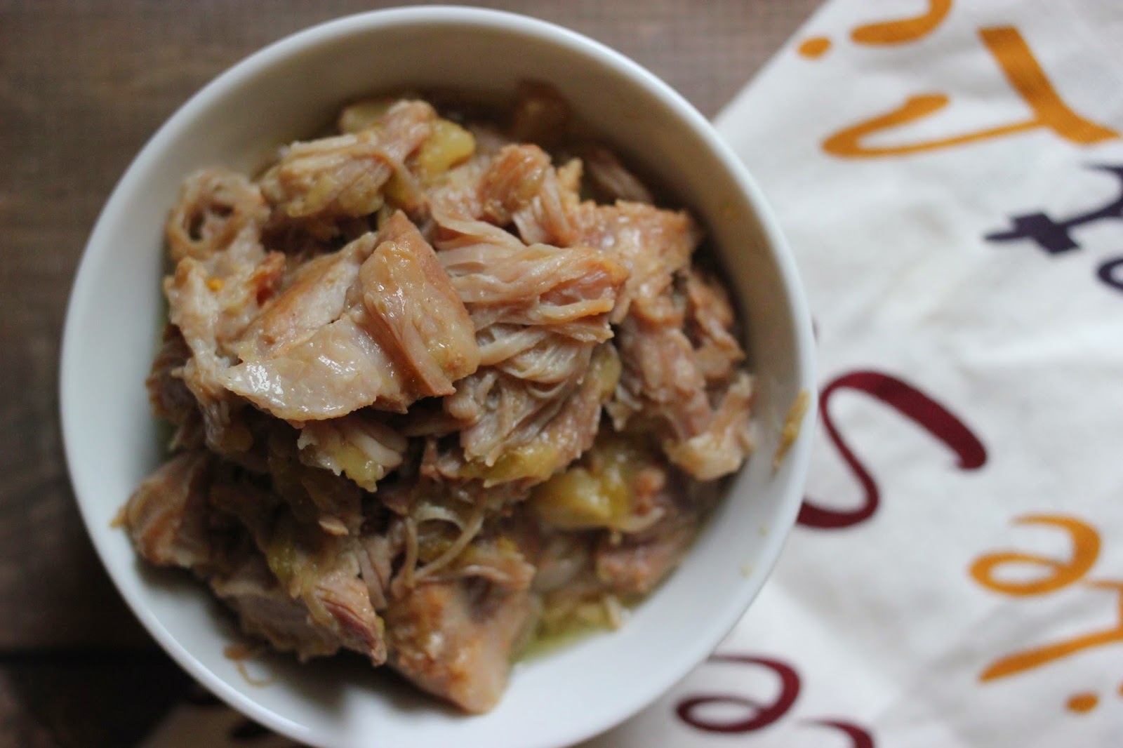 Slow Cooker Pineapple Green Chile Pulled Pork A Little Desert Apartment