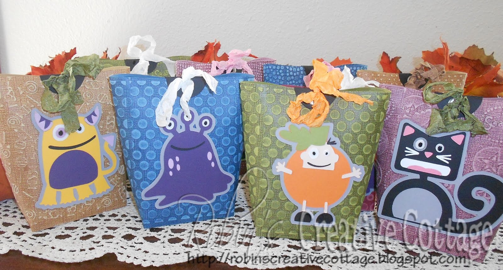 Robin's Creative Cottage MORE Mini Monsters Candy Bags