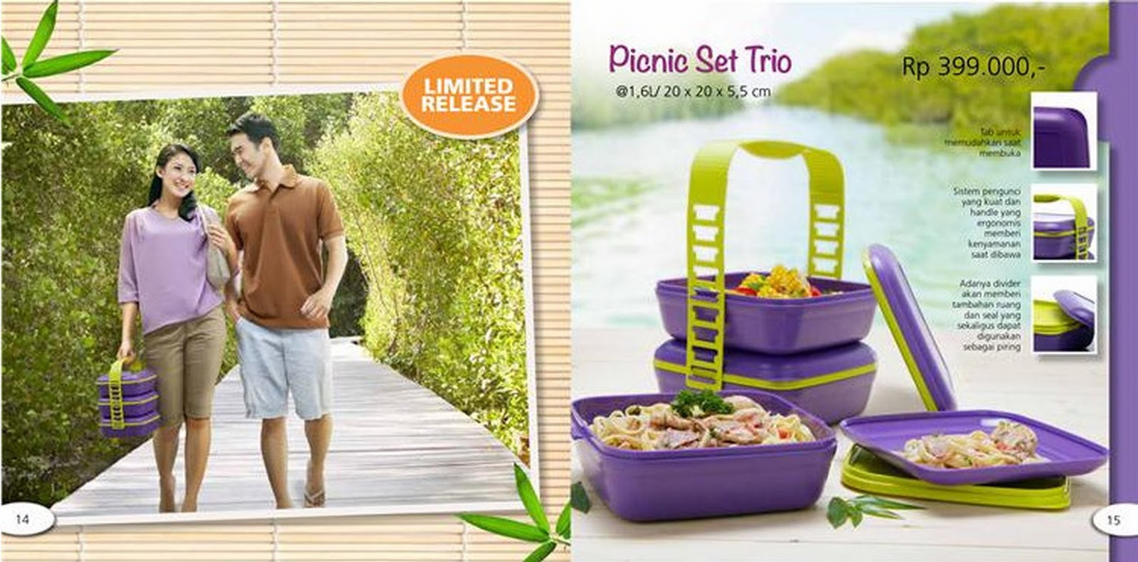 Katalog Tupperware Picnic Set Trio AGEN TUPPERWARE INDONESIA