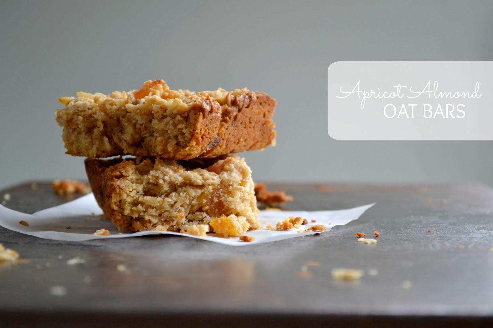 Apricot Almond Oat Bars