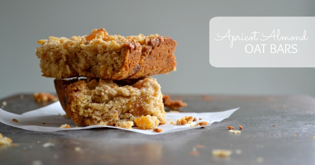 Apricot Almond Oat Bars