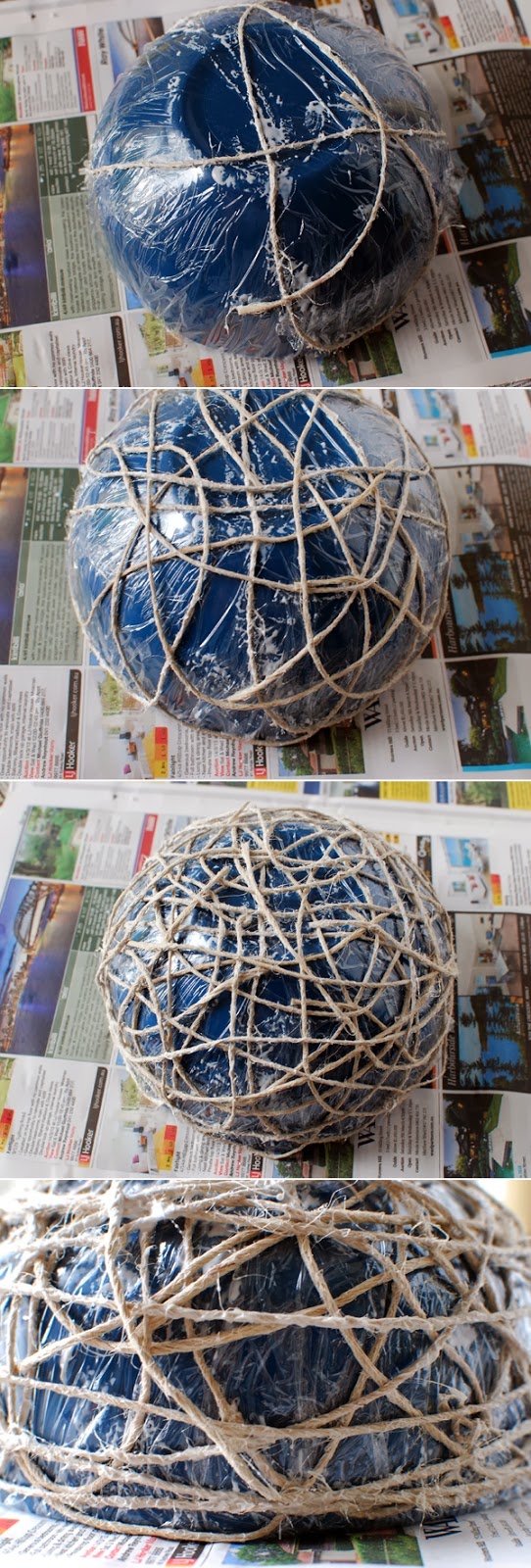 DIY Stunning String Bowl DIY Craft Projects