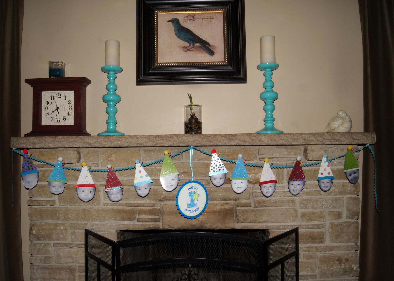 Love.Baby.Life. DIY Party Hat Garland