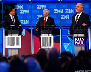 Obama Confirms Conspiracy to Oust Ron Paul from Primary in 2012 Dees+ron+paul+debate