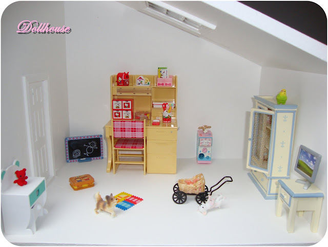 Ma dollhouse fait main ♥ Bureau+1