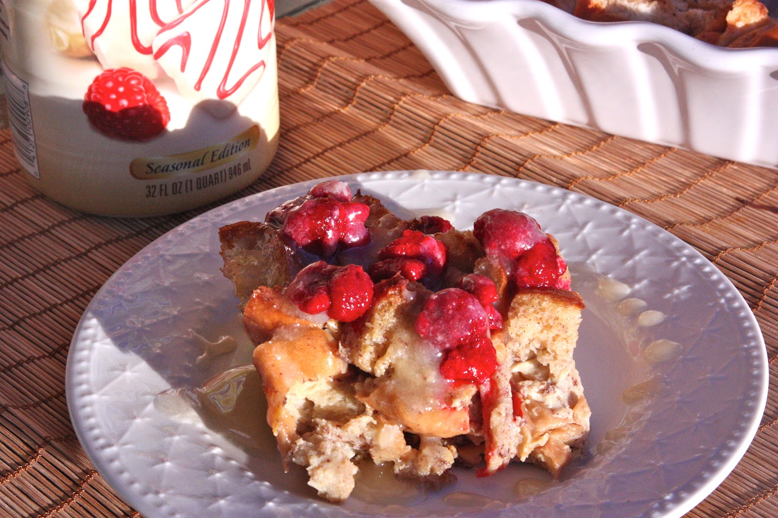 Overnight Baked Raspberry White Chocolate French Toast {recipe} Kiki