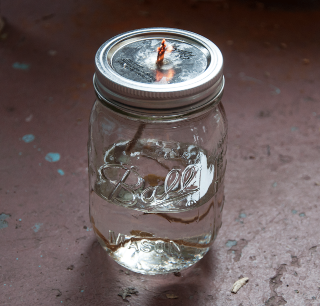 DIY Mason jar oil lamp SelbermacherAtelier