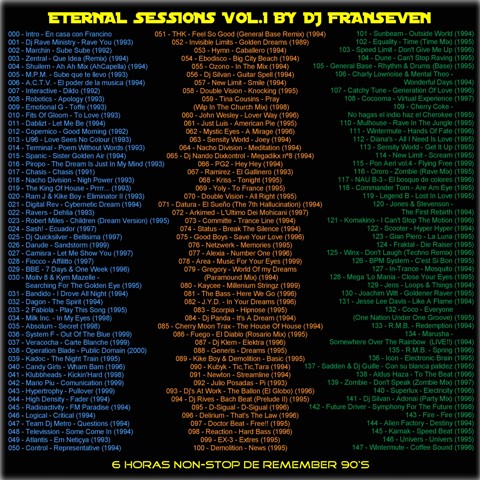 ETERNAL SESSIONS 90's VOL.I BY FRANSEVEN  (2012) Eternal+sessions+v1+trasera+WEB