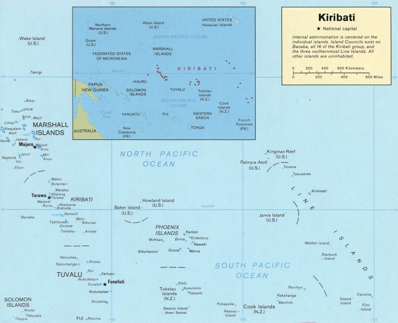 Kiribati Mapas Geográficos de Kiribati Mundo Hispánico™