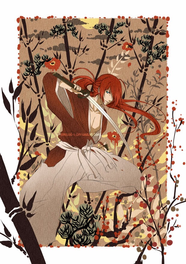 http://eternal-s.deviantart.com/art/Red-hair-Samurai-185715803