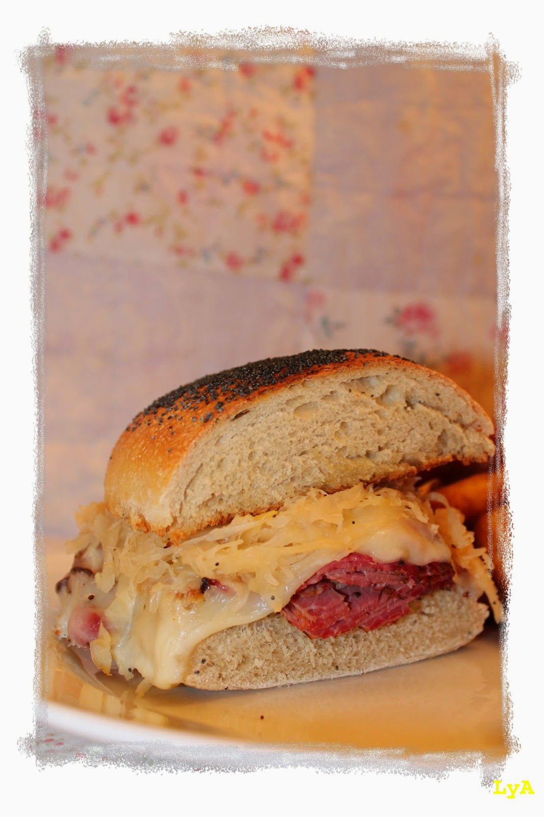 Cocinando... un abril encantado Deli bread & deli sandwich.. para el reto de Bake the world