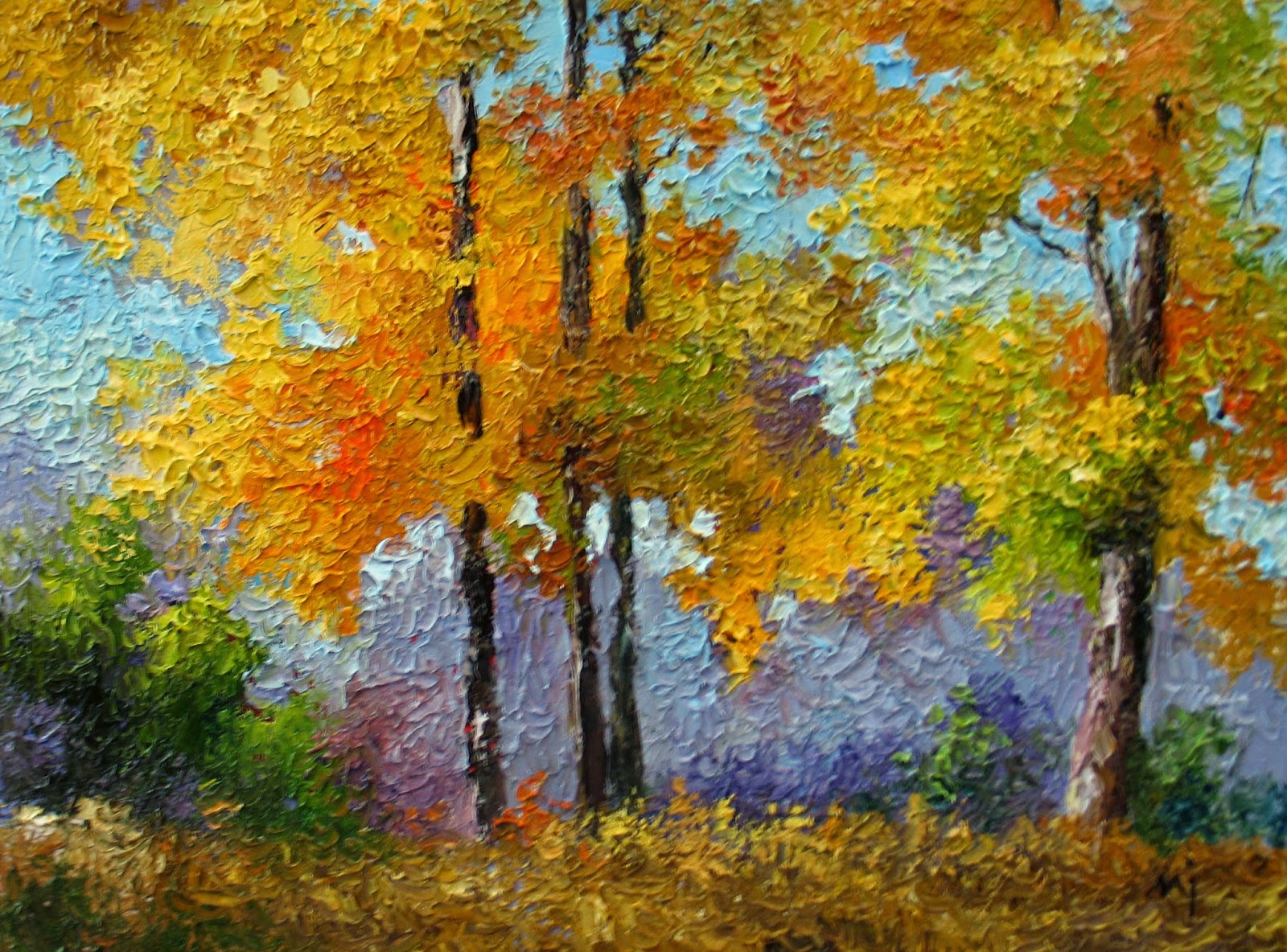 Nel's Everyday Painting: Autumn Colors - SOLD