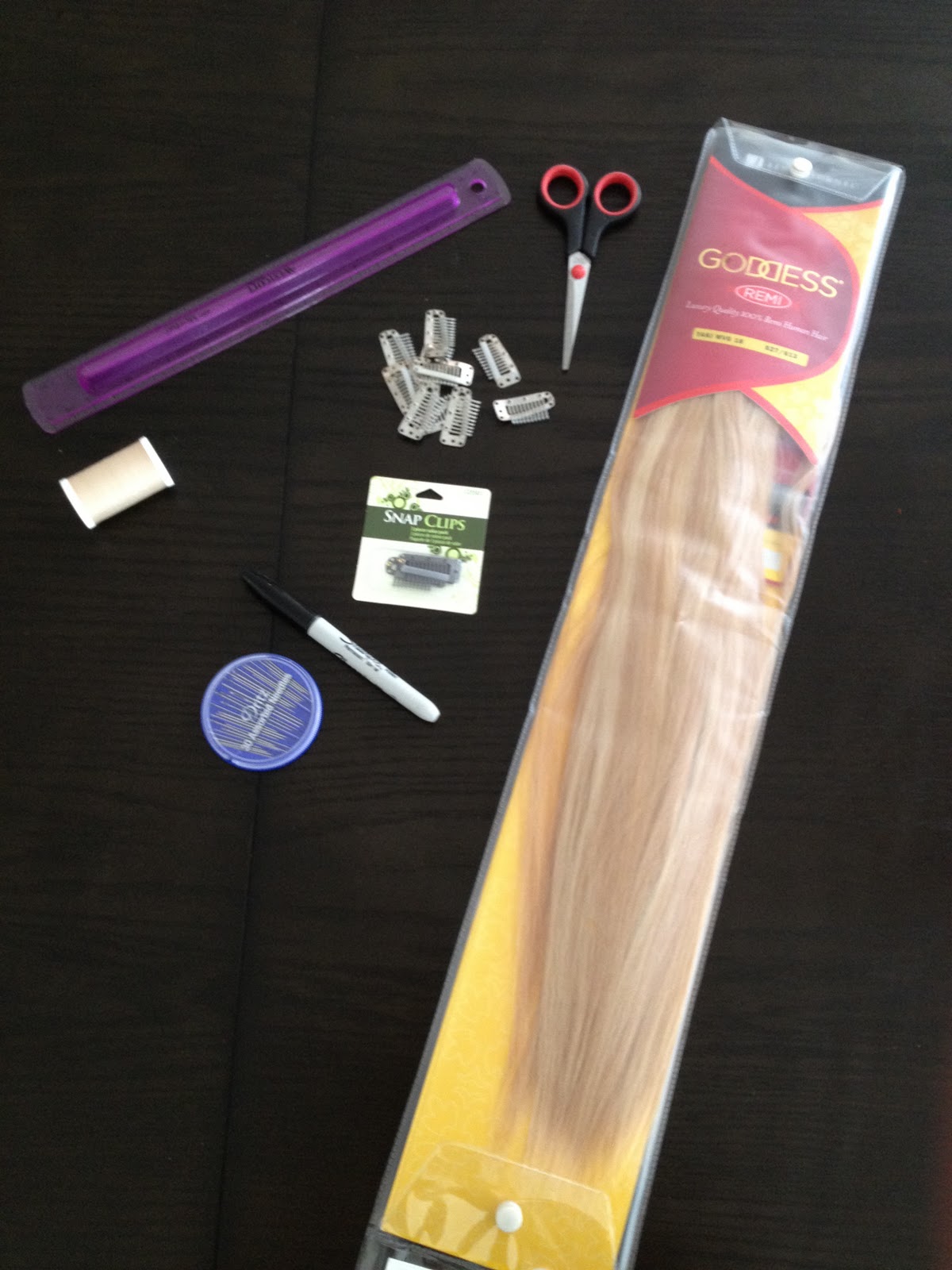 How to sew your own Extensions blondeempireblog