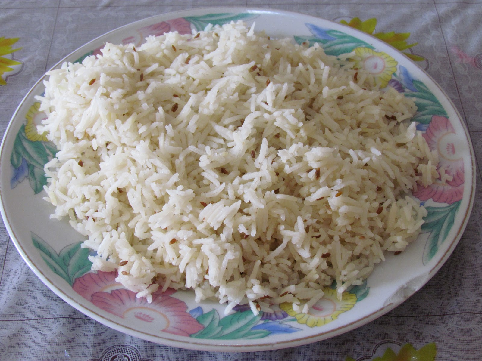 With Love from Mom's Kitchen Jeera Rice (Cumin flavored Rice)