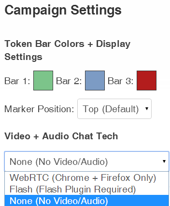 Campaign Settings Cosas MUY prescindibles