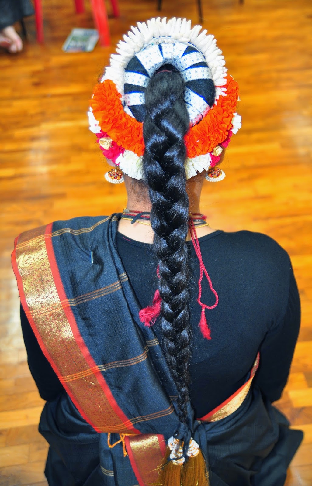 Pushpaarpanam Dance Group: Different hair styles and makeup for  Bharatanatyam