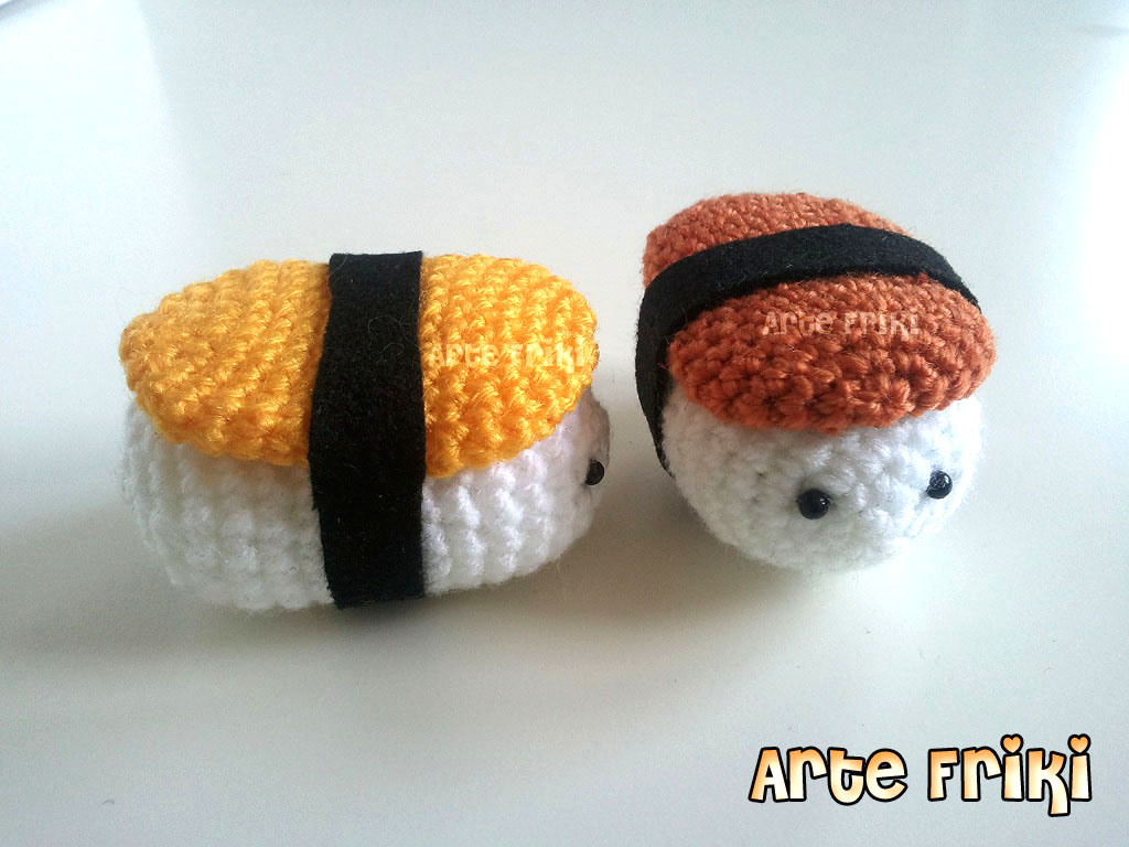 Sushi amigurumi - Arte Friki