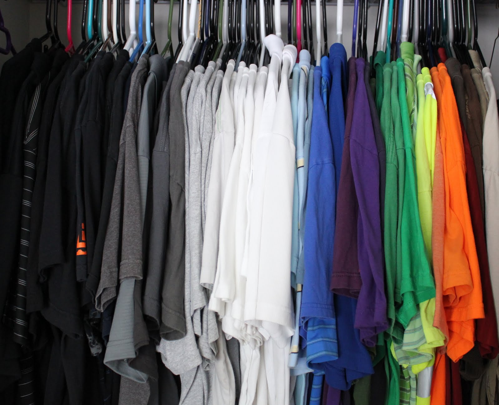 Color Coded Closet aj may 2013 Color Coded Closet aj may 2013