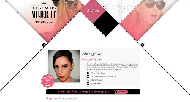 Te gusta mi blog Ayúdame dando un voto Silvia Quiros SQ Beauty