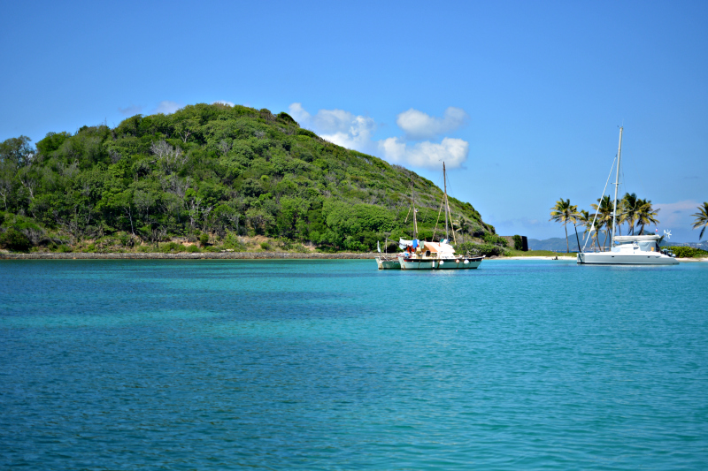 Sailing to Mayreau in The Grenadines
