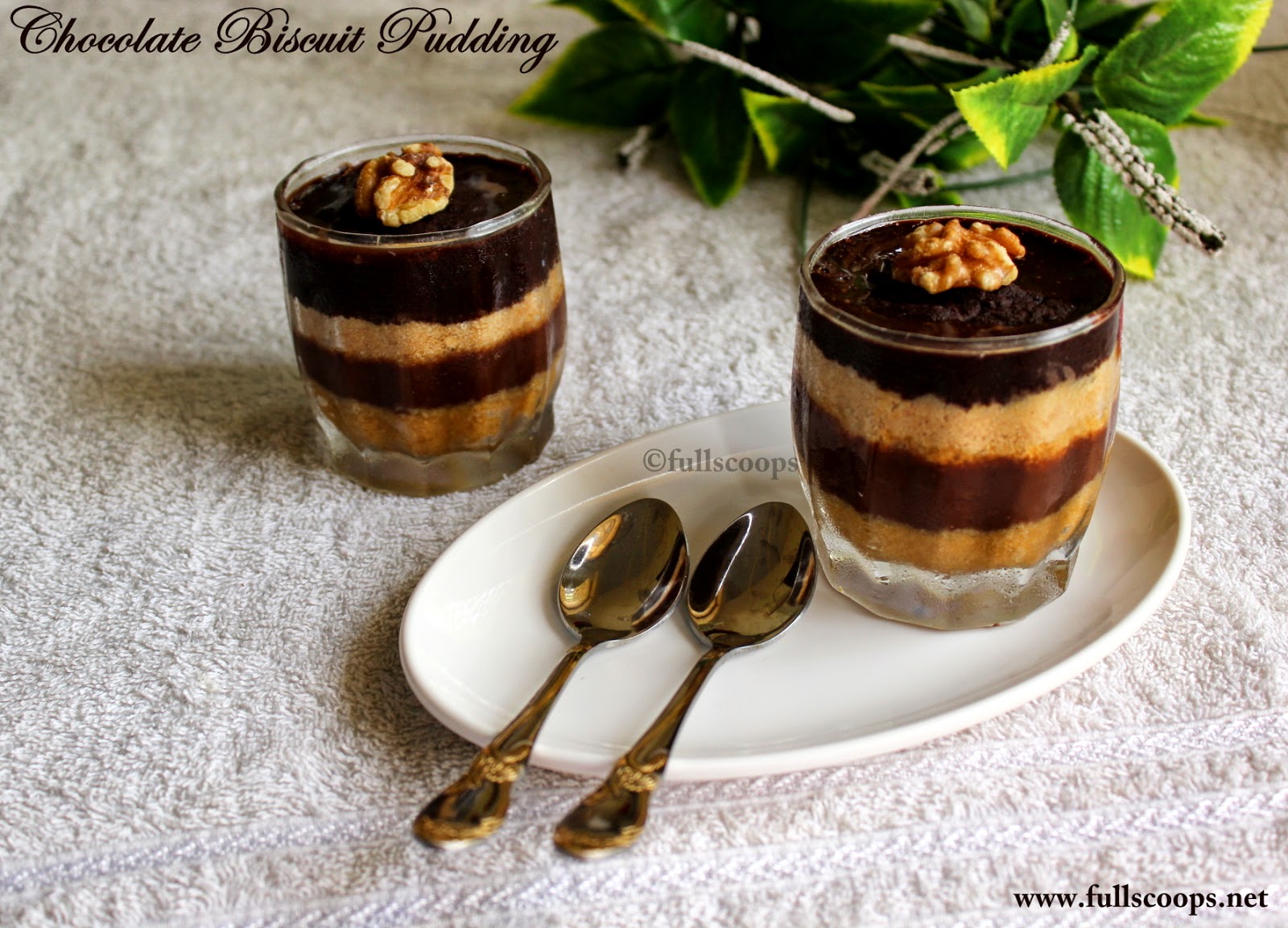 Chocolate Biscuit Pudding Easy No Bake Recipes Full Scoops A food