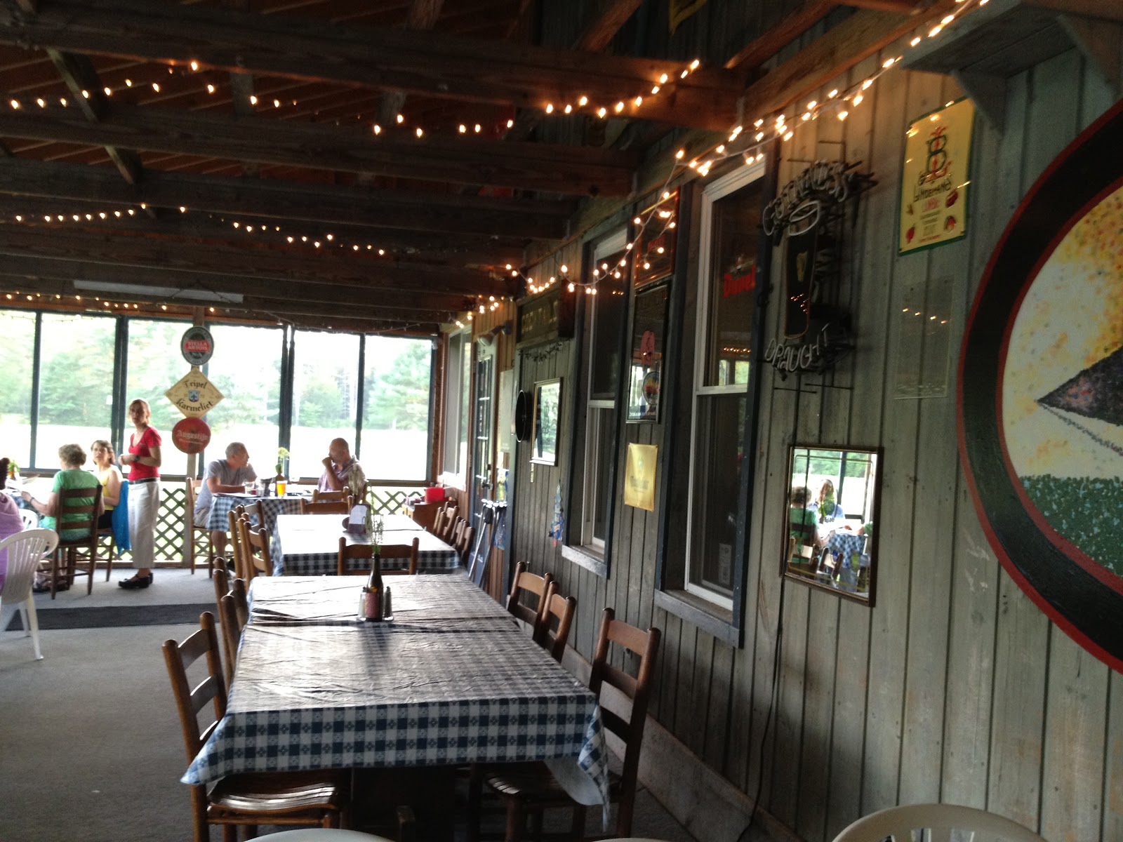 Soused Blueberries Ebenezer's Pub in Lovell, Maine