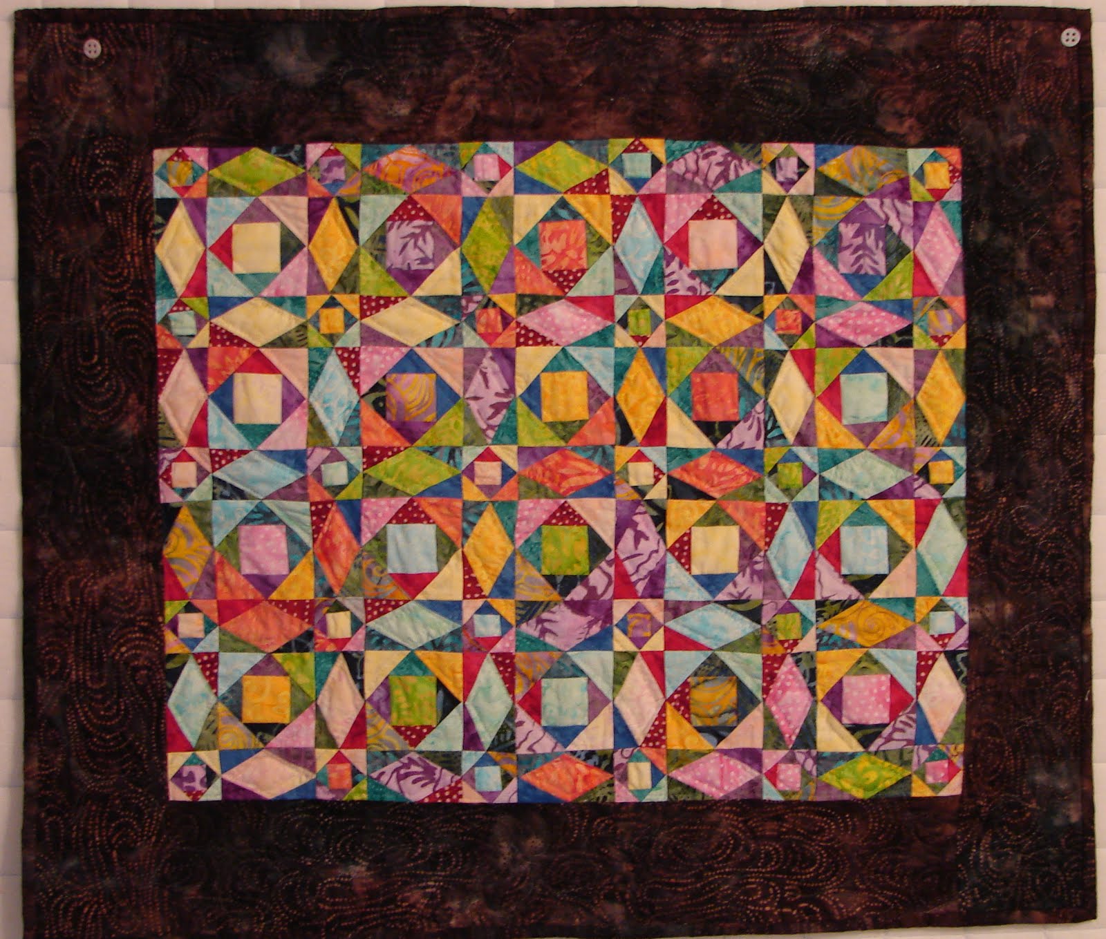 Crystal Prisms The Facets of Our Lives Storm at Sea Quilt