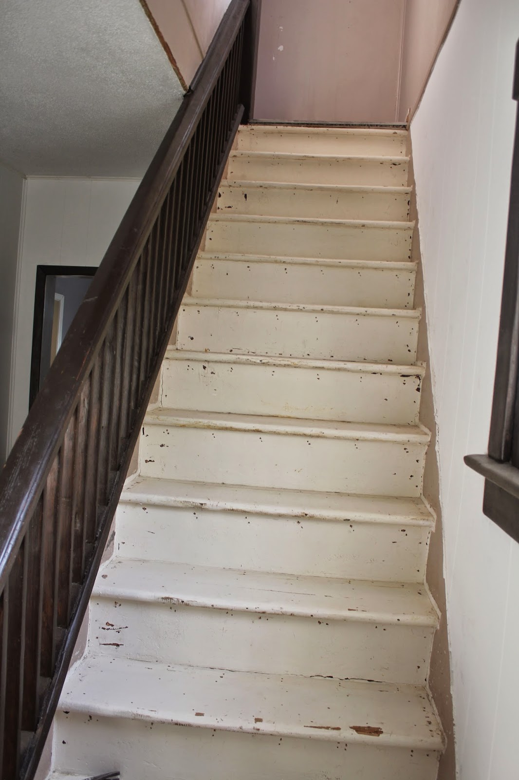 Stripping and Sanding Painted Stairs A Bit of Bermuda Sunshine