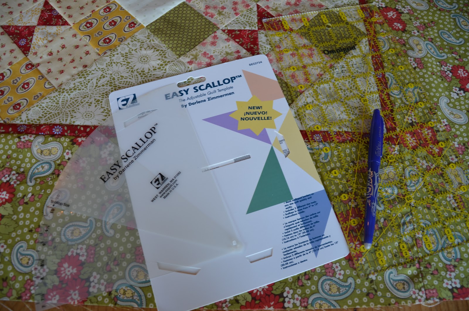 Sew'n Wild Oaks Quilting Blog Scalloped Borders for Madrigal