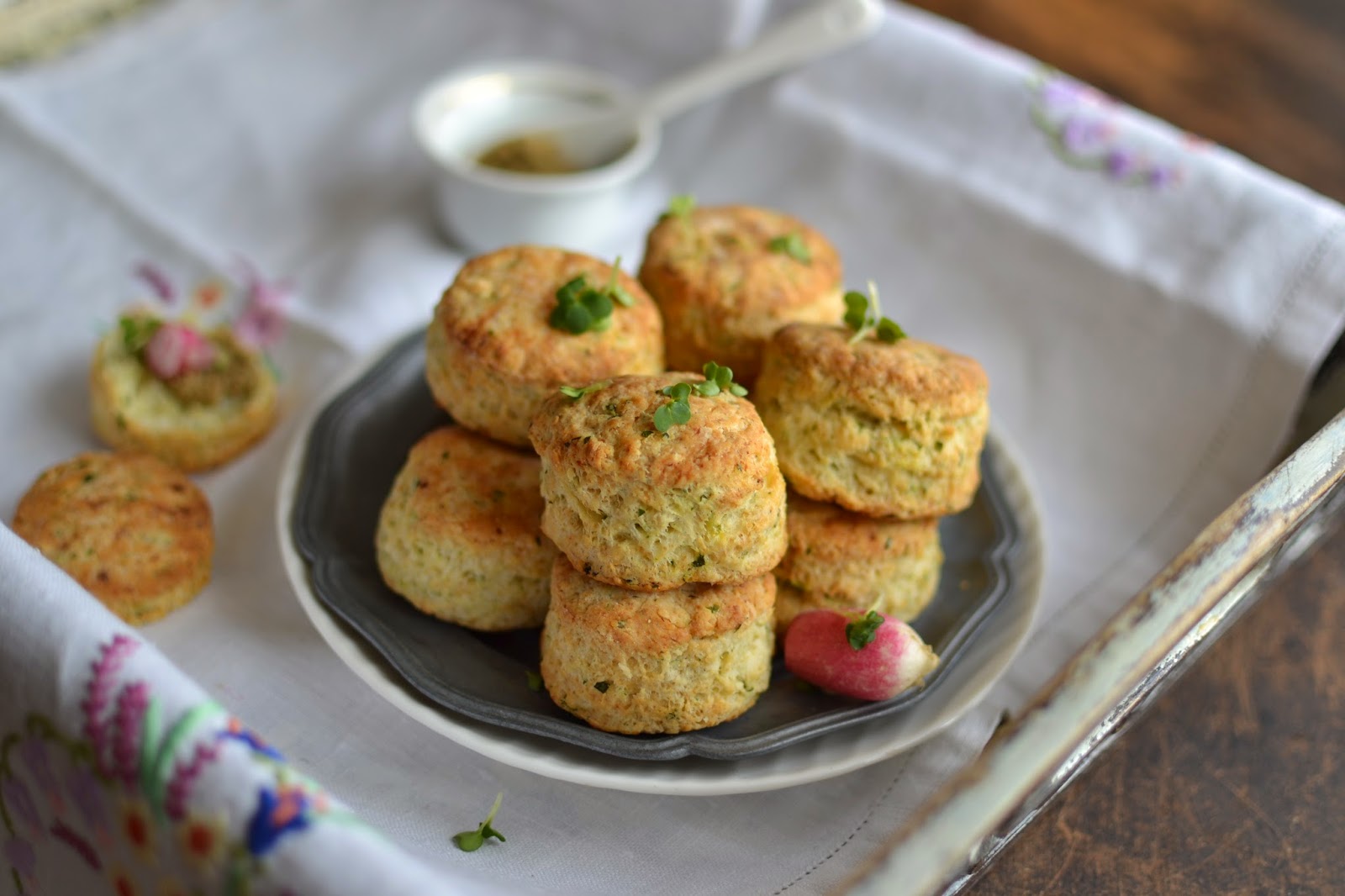 Cottage Cheese and Herbs Scones A Kingdom For A Cake