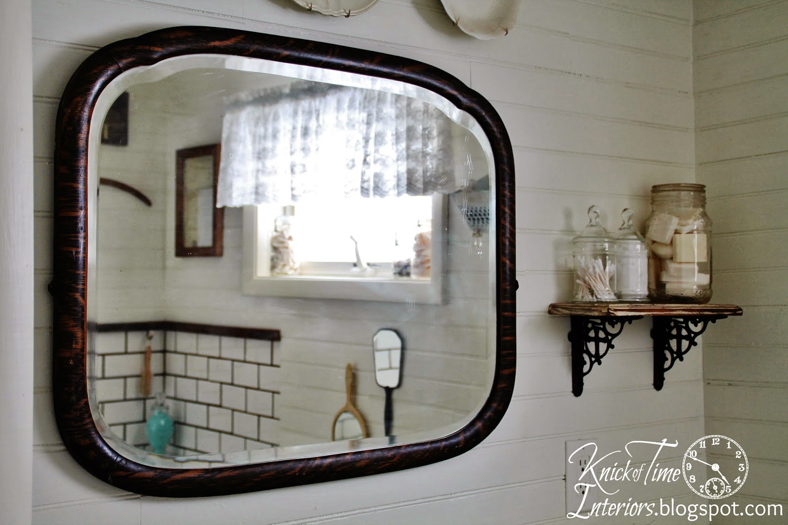 Farmhouse Bathroom Makeover {again} Knick of Time