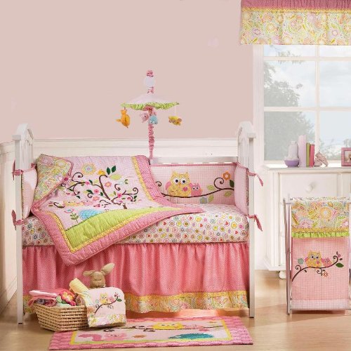 Cheap Crib Bedding Sets Pink Owl Crib Bedding Sets By Kidsline