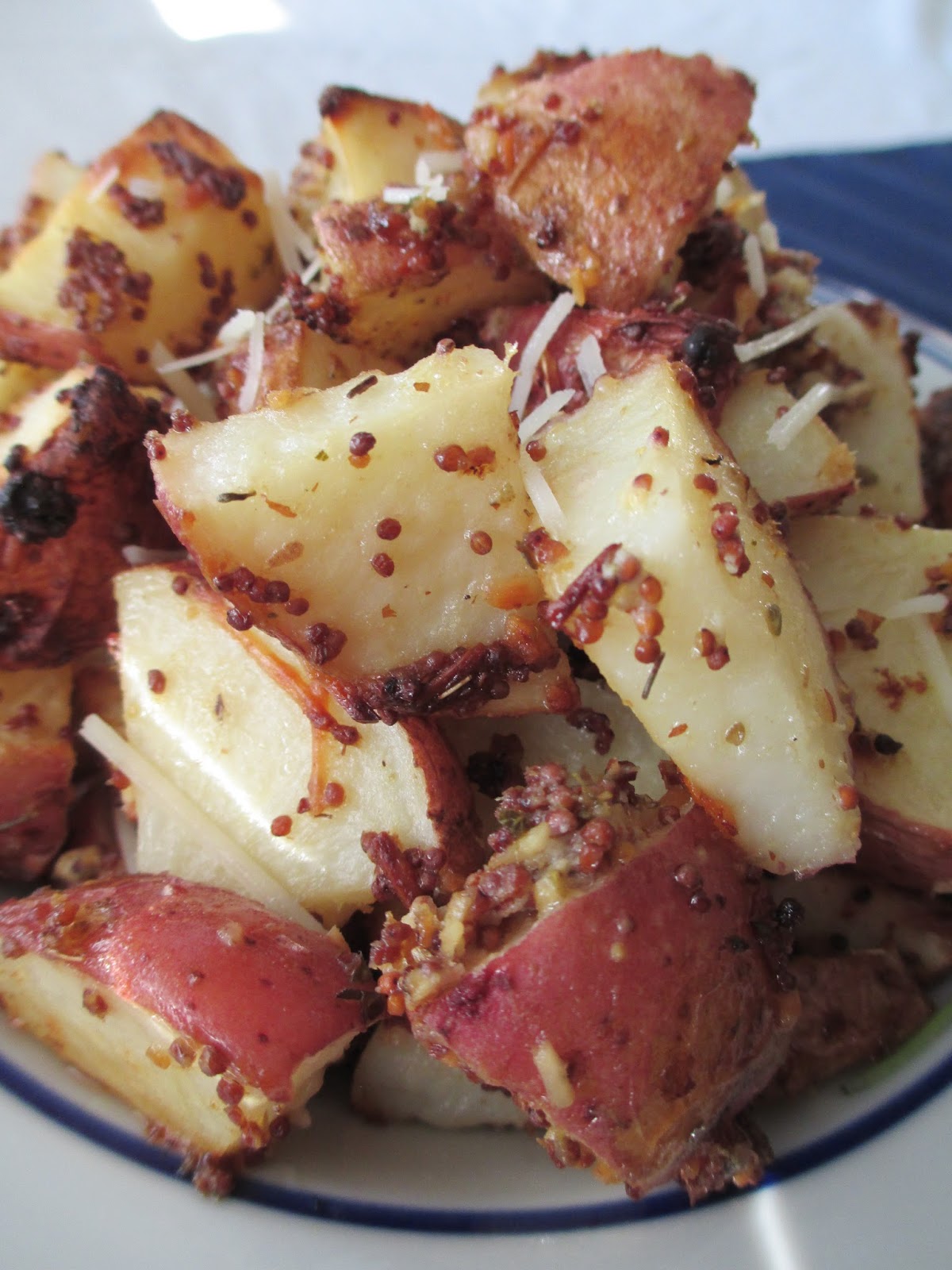 Little Red Hen Dijon Roasted Mustard Potatoes