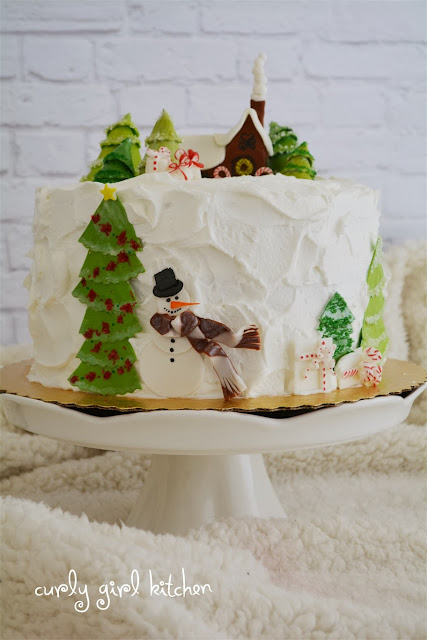 17+ best images about christmas cakes on pinterest Curly Girl Kitchen: Winter Scene Christmas Cake