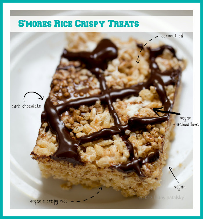 coconut oil rice crispy treats s mores inspired easy dessert coconut oil rice crispy treats s mores inspired easy dessert