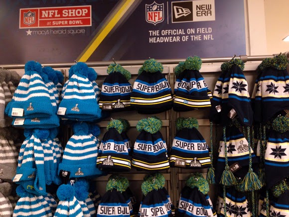 Fashion Herald: Macy's Herald Square: NFL Shop at Super Bowl